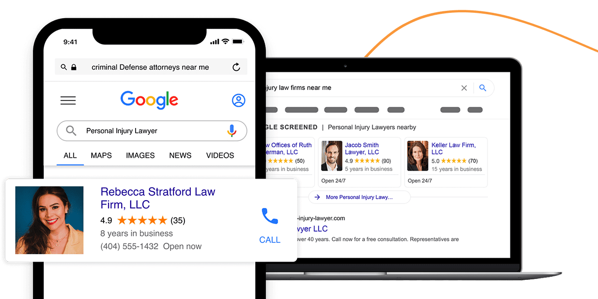 Google screened ads for law firms