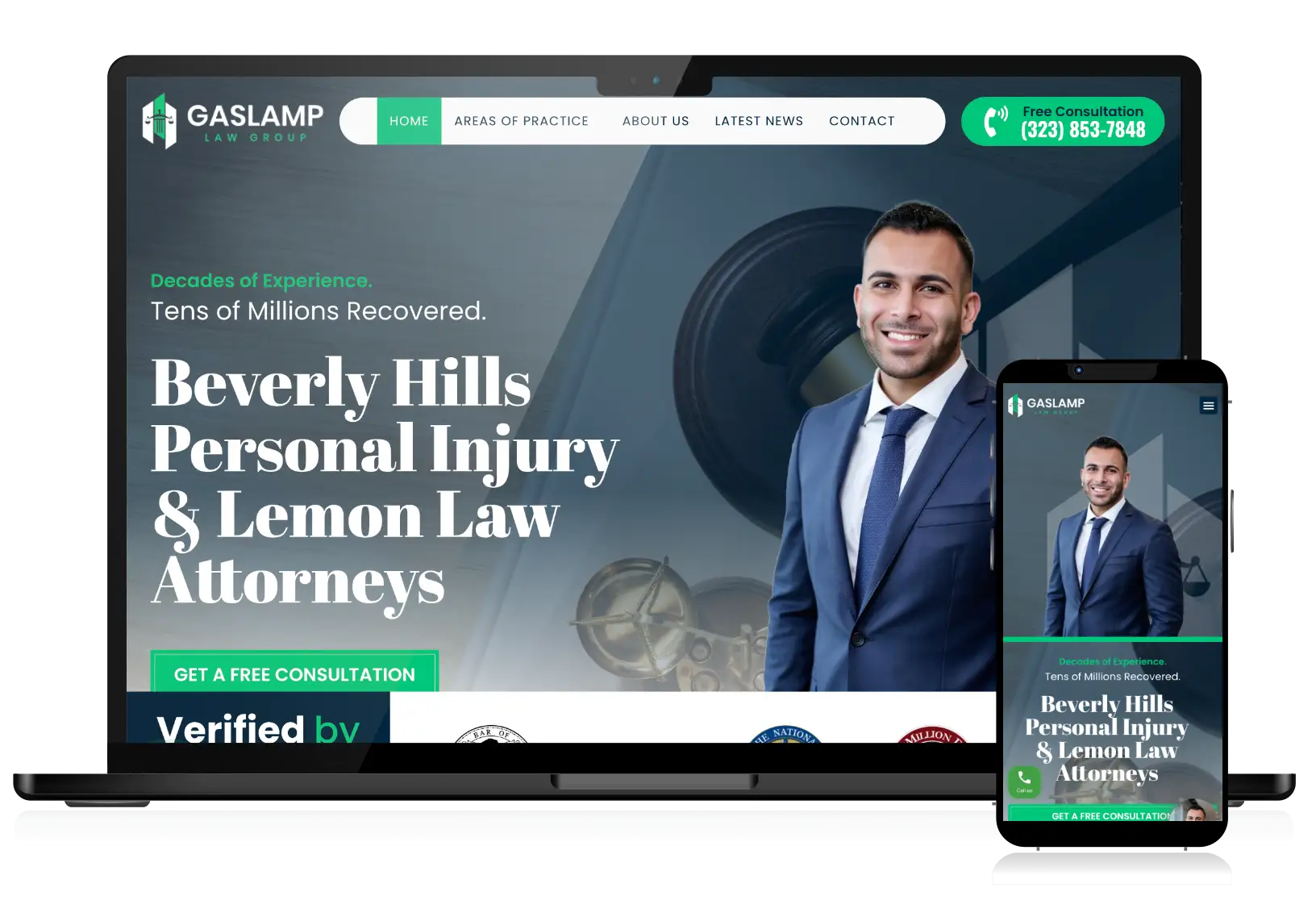 Gaslamp Law Group website