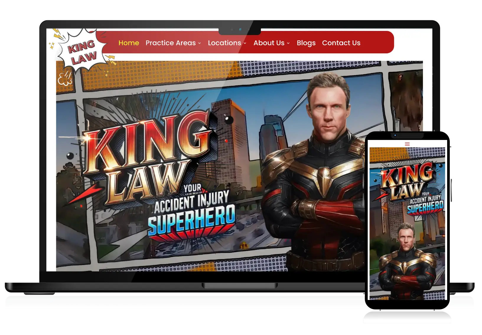 King Law website
