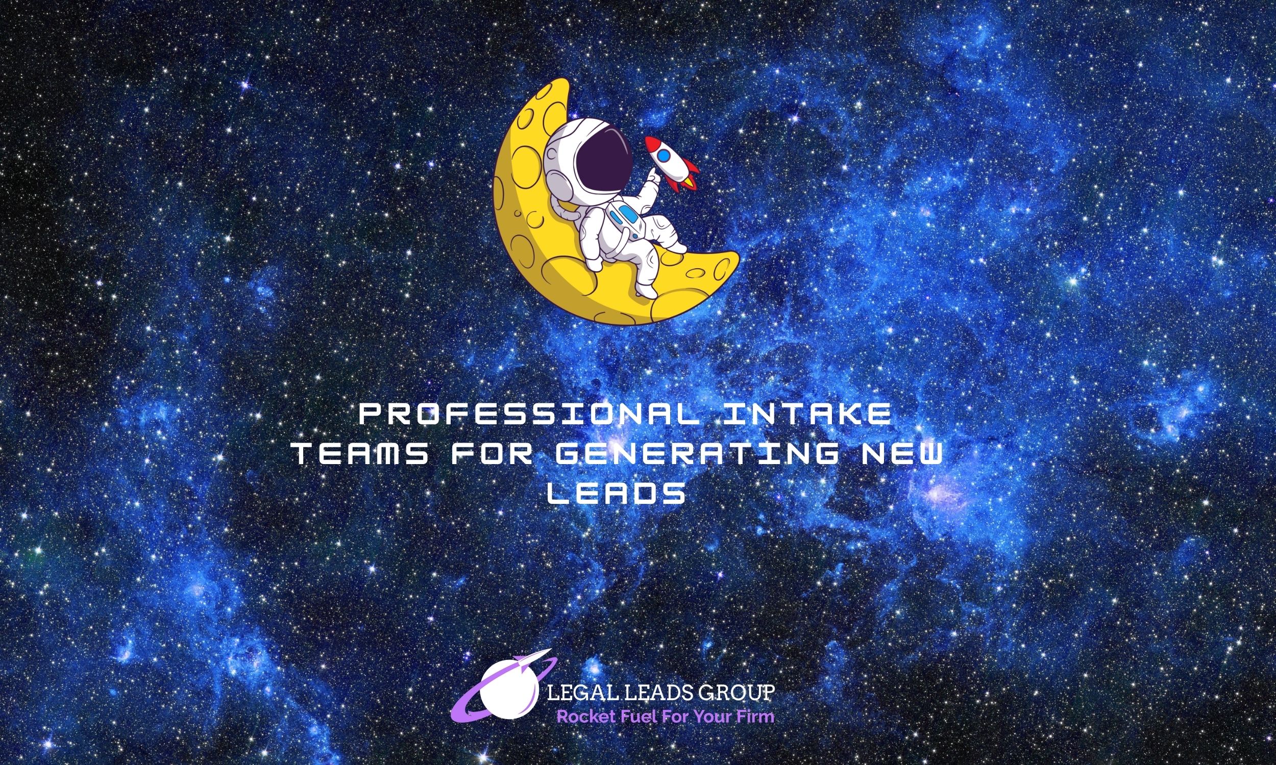 Image of space with a cartoon astronaut sitting on a moon